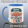 Personalised 16th Birthday Mug for Him