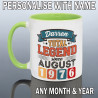 PERSONALISED 50th BIRTHDAY MUG for Men