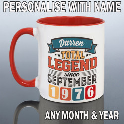PERSONALISED 50th BIRTHDAY MUG for Men