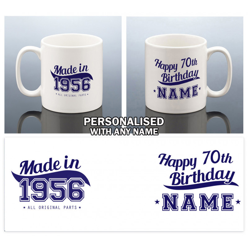 70th Birthday Mug for Him