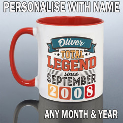 Personalised 18th Birthday Mug for Him