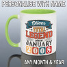Personalised 18th Birthday Mug for Him