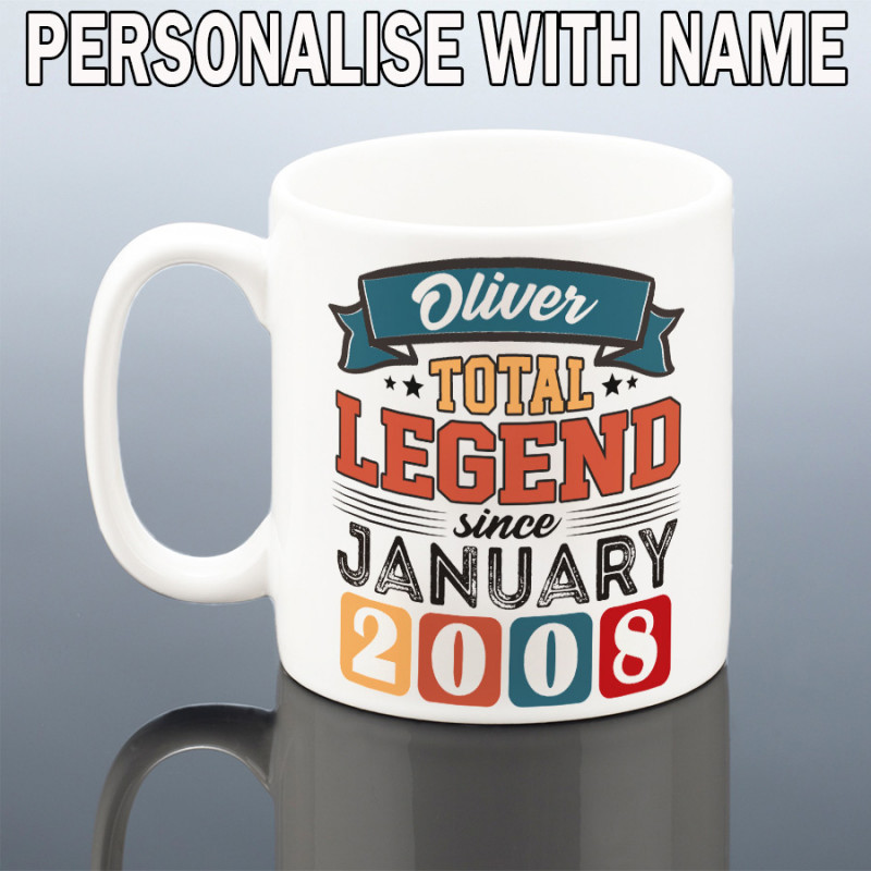 Personalised 18th Birthday Mug for Him