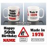 Funny 50th Birthday Mug for Him