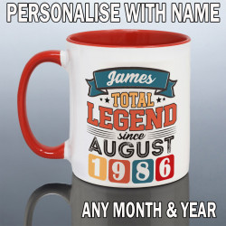 Personalised 40th Birthday Mug