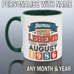 Personalised 40th Birthday Mug