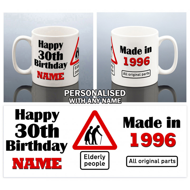 Funny 30th Birthday Mug for Him