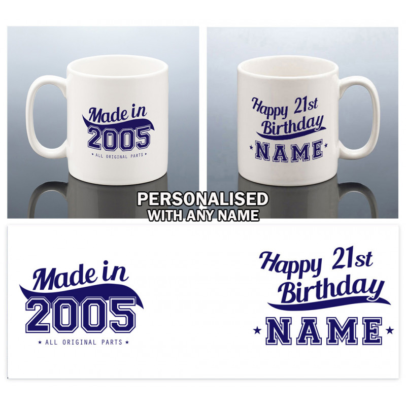 21st Birthday Mug for Him