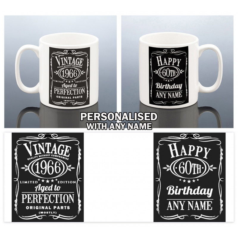 Personalised 60th Birthday Mug for Him