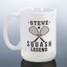 Personalised Squash Player Mug