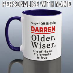 Funny 40th Birthday Mug for Him