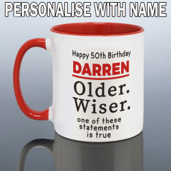 Funny 50th Birthday Mug for Him