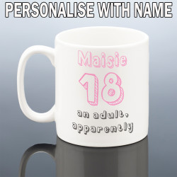 Funny 18th BIRTHDAY MUG for Her