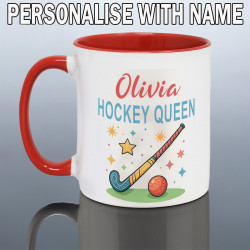 Personalised Hockey Mug for Her