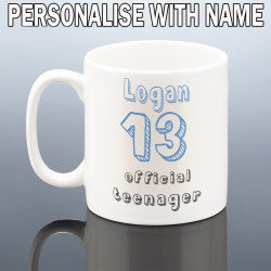 13th Birthday Mug Boys