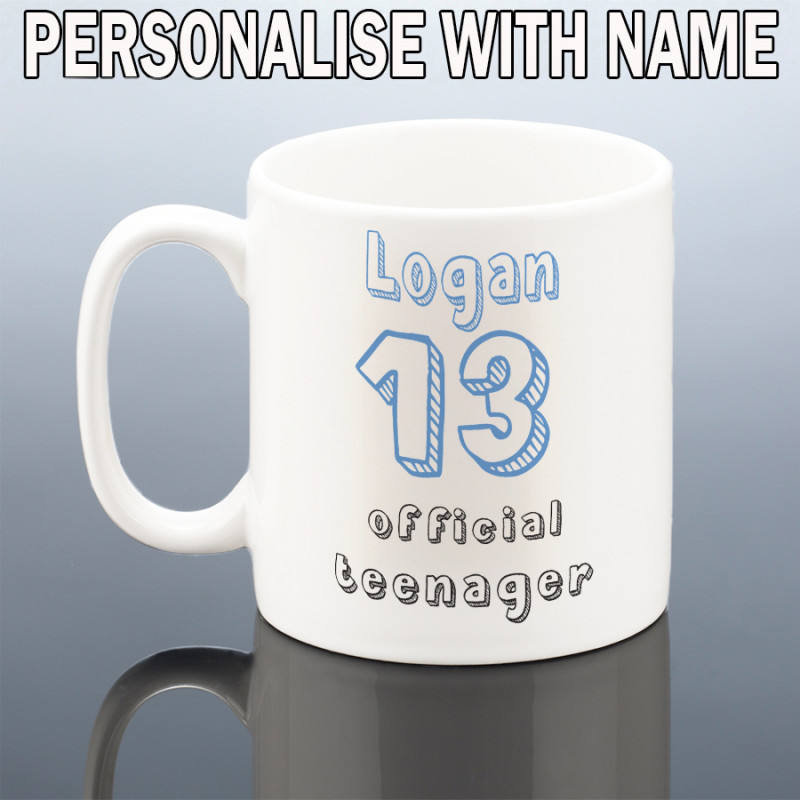 13th Birthday Mug Boys