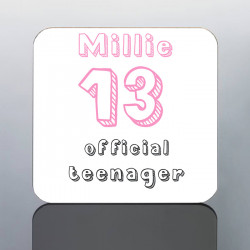 13th Birthday Mug Girls