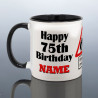 Funny 75th Birthday Mug for Him