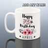Personalised 75th Birthday Mug for Her