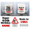 Funny 65th Birthday Mug for Him