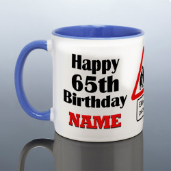 Funny 65th Birthday Mug for Him