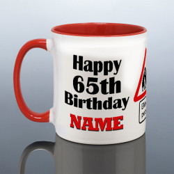 Funny 65th Birthday Mug for Him