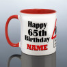 Funny 65th Birthday Mug for Him