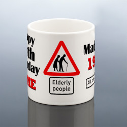 Funny 65th Birthday Mug for Him