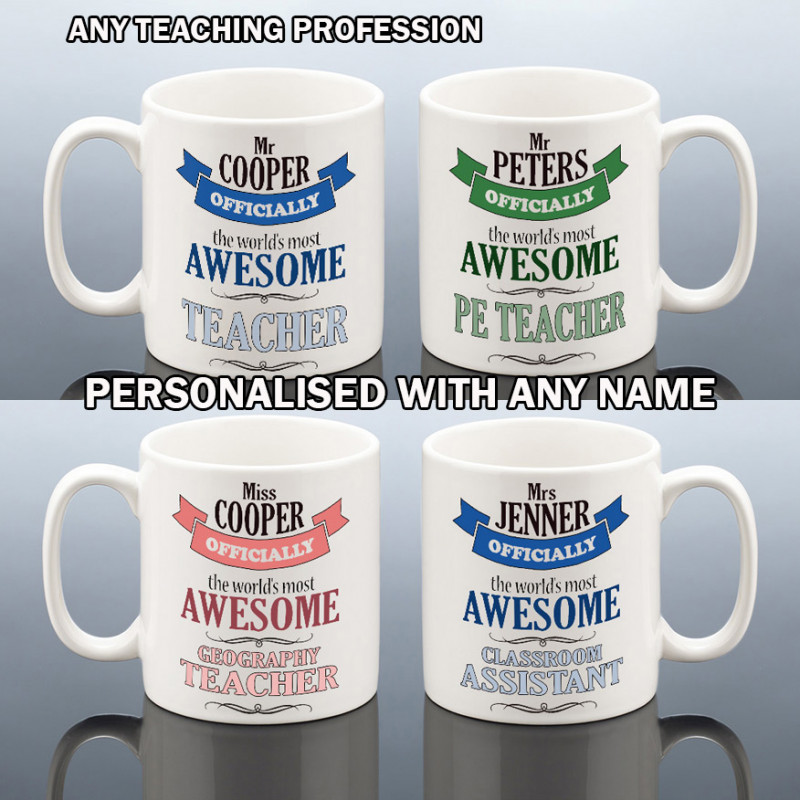 Personalised TEACHER MUG