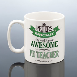 Personalised TEACHER MUG