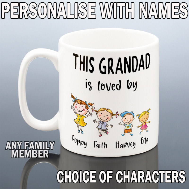 Personalised Grandad Mug