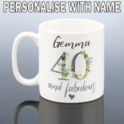 40th BIRTHDAY MUG for Her