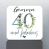 40th BIRTHDAY coaster for Her