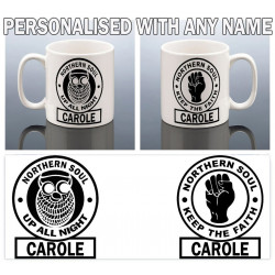 Personalised Northern Soul Mug
