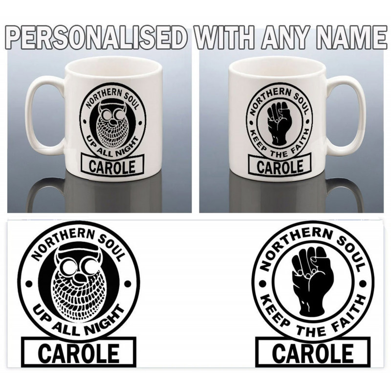 Personalised Northern Soul Mug