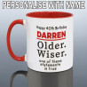 Funny 40th Birthday Mug for Him