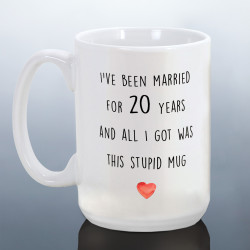 20th Wedding Anniversary Mug