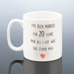 20th Wedding Anniversary Mug