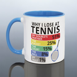 Funny Tennis Mug