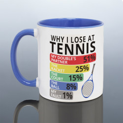 Funny Tennis Mug