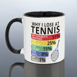 Funny Tennis Mug