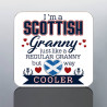 SCOTTISH GRANNY coaster