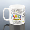 Fun Retro 40th Birthday Mug