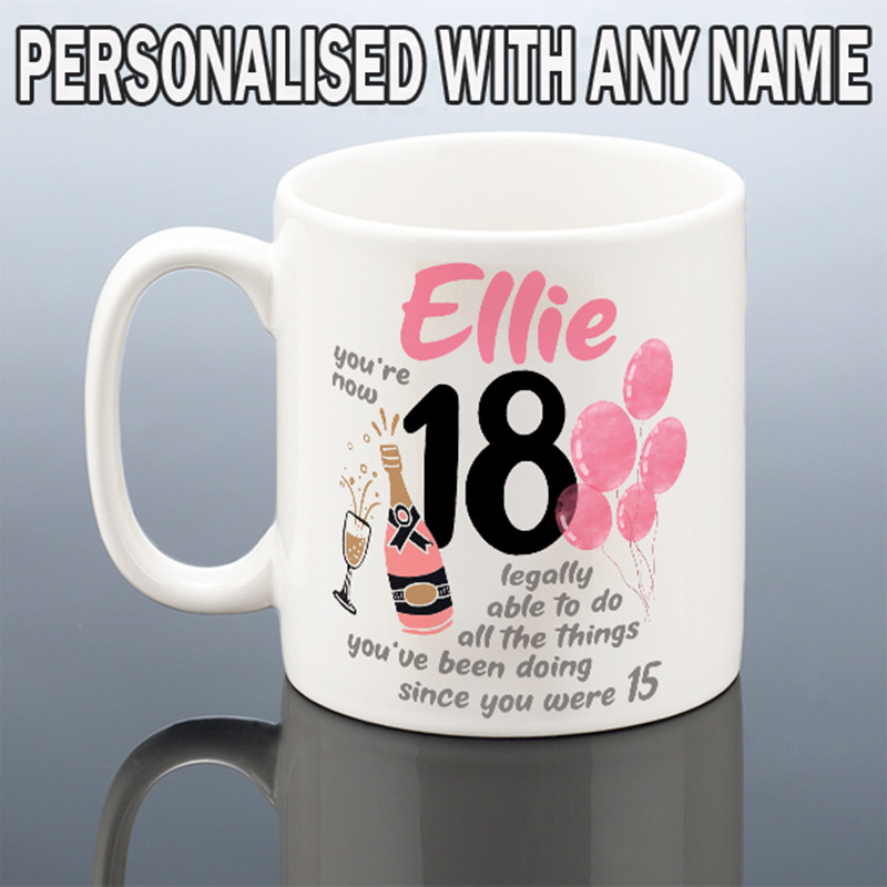 Personalised 18th BIRTHDAY MUG for Her