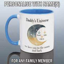 Personalised Daddy Moon Stars Mug