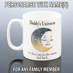 Personalised Daddy Moon Stars Mug