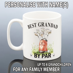 Personalised Grandad Golf Mug