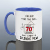 Funny 70th Birthday Mug