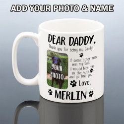 Dog Daddy Mug with Photo