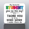 FUNNY TUTOR coaster